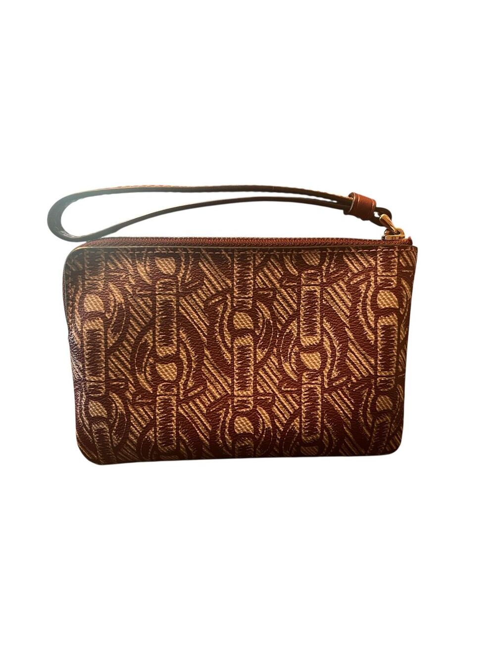 WR12. Coach wristlet - claret red